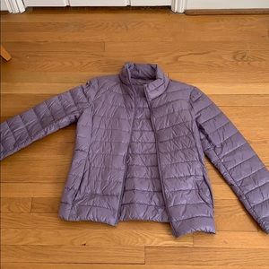Purple puffy jacket